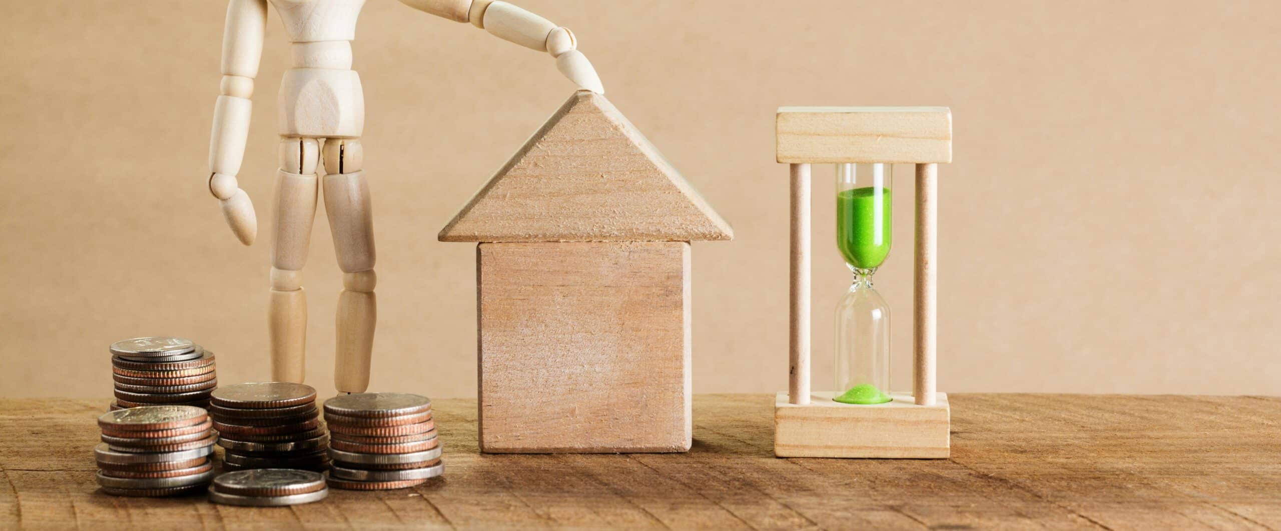 coins and house image showing lvr