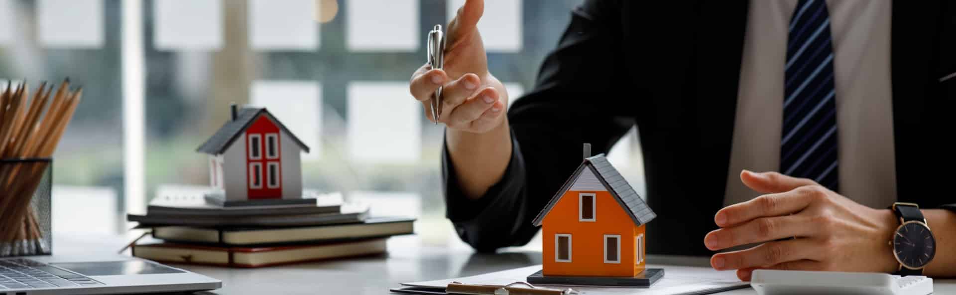 Mortgage broker explaining low doc home loans