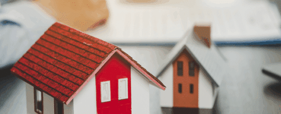 House models representing a home loan